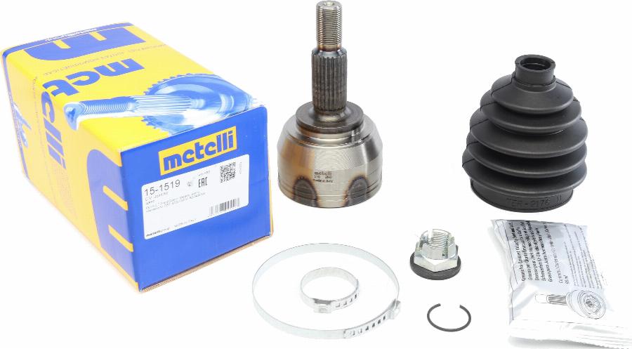 Metelli 15-1519 - Шарнирный комплект, ШРУС, приводной вал parts5.com