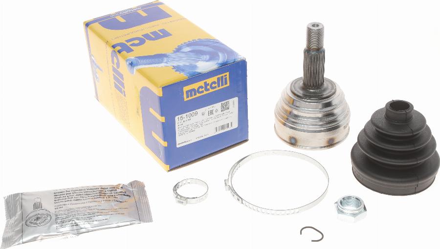 Metelli 15-1009 - Шарнирный комплект, ШРУС, приводной вал parts5.com