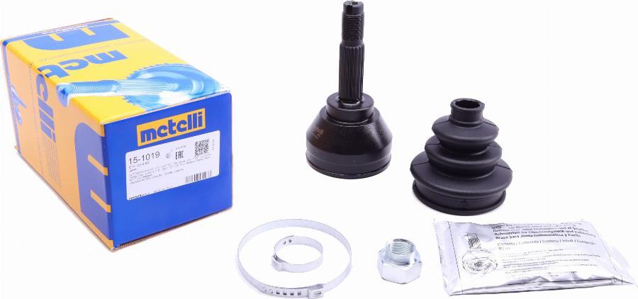 Metelli 15-1019 - Шарнирный комплект, ШРУС, приводной вал parts5.com