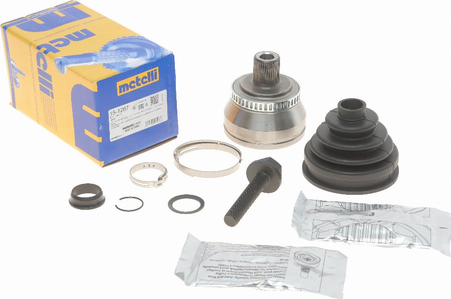 Metelli 15-1267 - Шарнирный комплект, ШРУС, приводной вал parts5.com