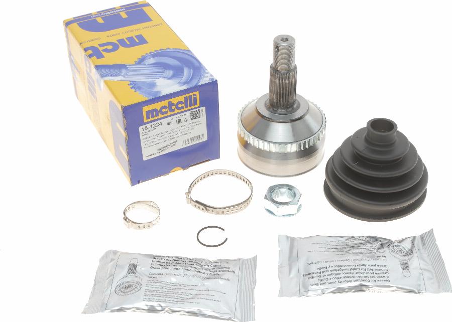 Metelli 15-1224 - Шарнирный комплект, ШРУС, приводной вал parts5.com