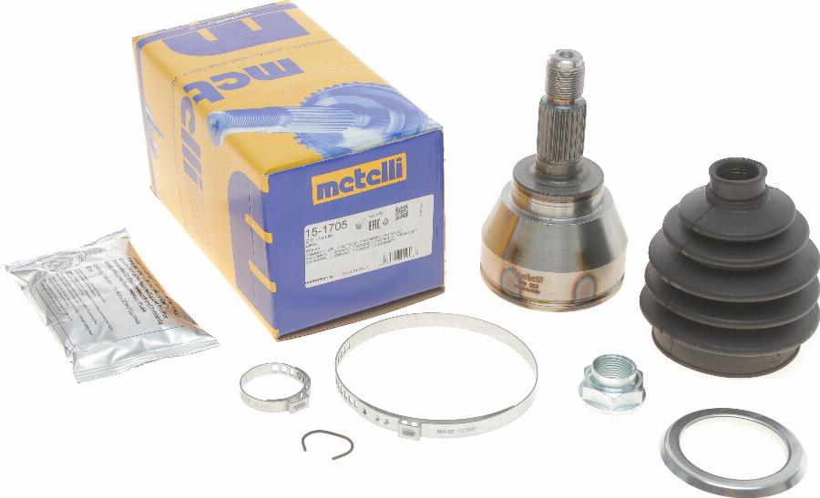 Metelli 15-1705 - Шарнирный комплект, ШРУС, приводной вал parts5.com