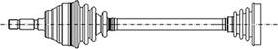 Metelli 17-0434 - Приводной вал parts5.com