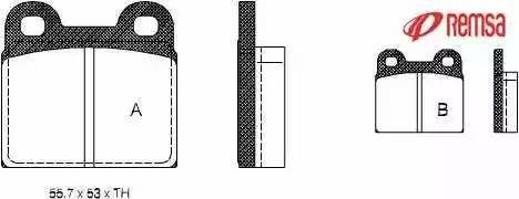 Porsche 901 351 913 14 - Тормозные колодки, дисковые, комплект parts5.com