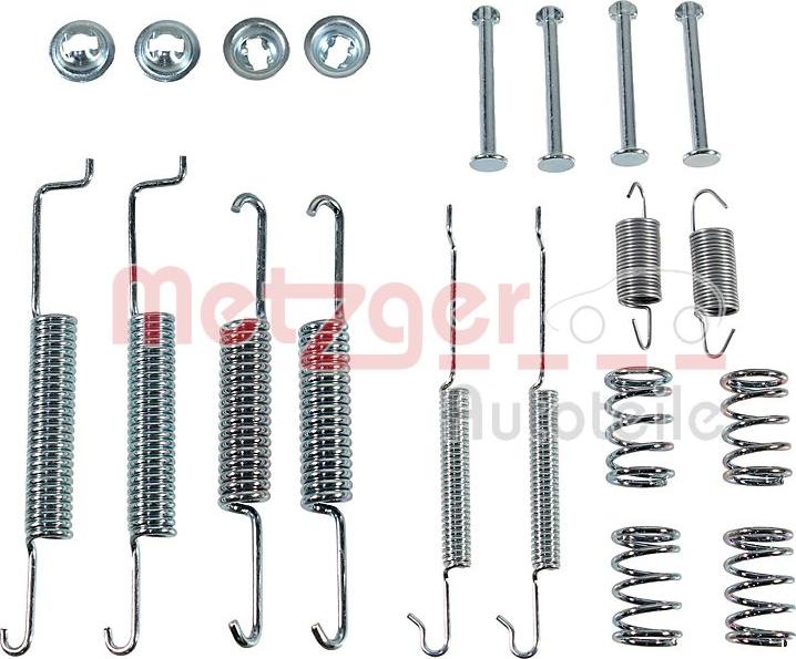 Metzger 105-0680 - Комплектующие, барабанный тормозной механизм parts5.com