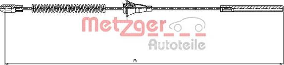 Metzger 11.5754 - Тросик, cтояночный тормоз parts5.com