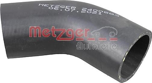 Metzger 2400883 - Трубка, нагнетание воздуха parts5.com