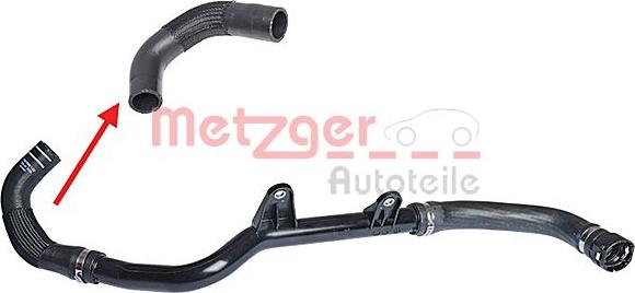 Metzger 2420353 - Шланг радиатора parts5.com