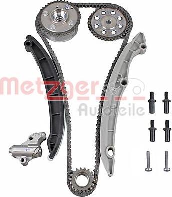 Metzger 7490062 - Комплект цепи привода распредвала parts5.com