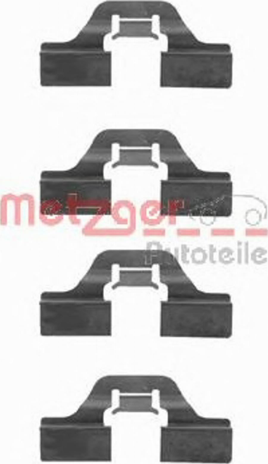 Metzger Z 1211 - Комплектующие для колодок дискового тормоза parts5.com