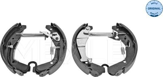 Meyle 614 533 0000/K - Комплект тормозных колодок, барабанные parts5.com