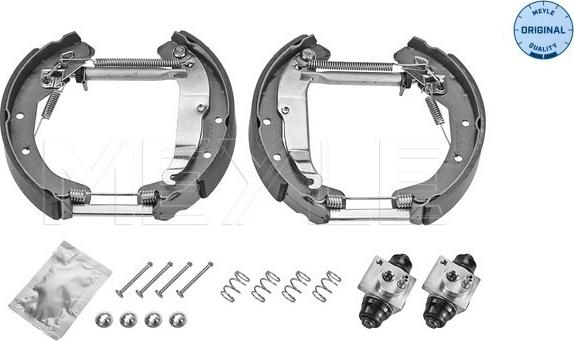 Meyle 614 533 0012 - Комплект тормозных колодок, барабанные parts5.com