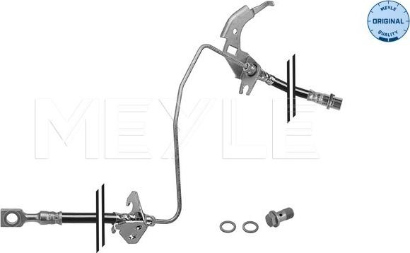 Meyle 614 525 0010 - Тормозной шланг parts5.com