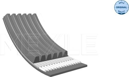 Meyle 050 006 1905 - Correa trapecial poli V parts5.com