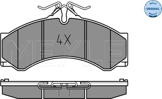 Meyle 025 290 7620 - Тормозные колодки, дисковые, комплект parts5.com