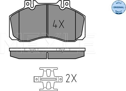 Meyle 025 298 3521 - Тормозные колодки, дисковые, комплект parts5.com