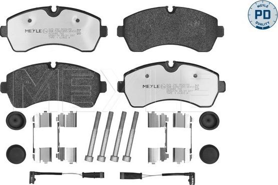 Meyle 025 292 0020/PD - Тормозные колодки, дисковые, комплект parts5.com