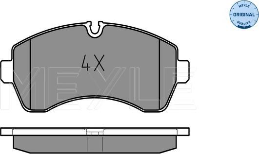 Meyle 025 292 0020 - Тормозные колодки, дисковые, комплект parts5.com