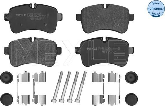 Meyle 025 292 3221 - Тормозные колодки, дисковые, комплект parts5.com