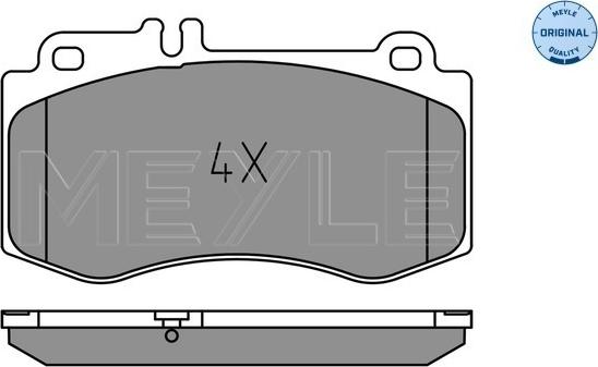 Meyle 025 249 7618 - Тормозные колодки, дисковые, комплект parts5.com