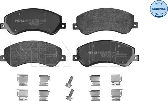 Meyle 025 244 8418 - Тормозные колодки, дисковые, комплект parts5.com