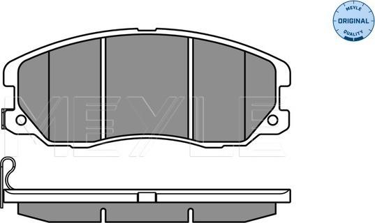 Meyle 025 245 1016/W - Тормозные колодки, дисковые, комплект parts5.com