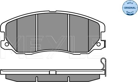 Meyle 025 245 1016/W - Тормозные колодки, дисковые, комплект parts5.com