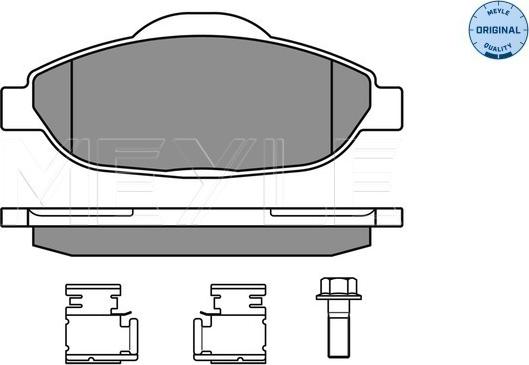 Meyle 025 246 6017 - Тормозные колодки, дисковые, комплект parts5.com