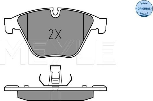 Meyle 025 246 8820 - Тормозные колодки, дисковые, комплект parts5.com