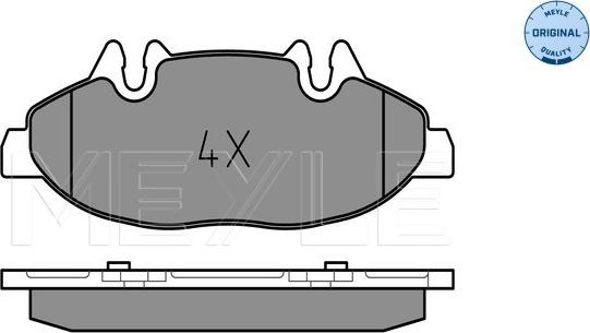 Meyle 025 240 0720 - Тормозные колодки, дисковые, комплект parts5.com