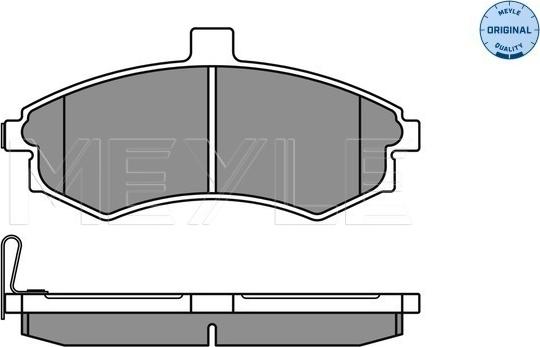 Meyle 025 240 3117/W - Тормозные колодки, дисковые, комплект parts5.com