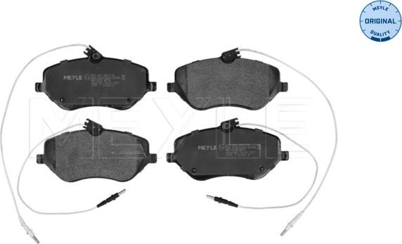 Meyle 025 241 3317/W - Тормозные колодки, дисковые, комплект parts5.com