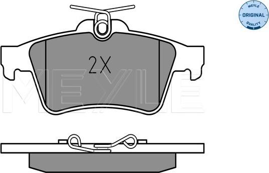 Meyle 025 241 3716 - Тормозные колодки, дисковые, комплект parts5.com