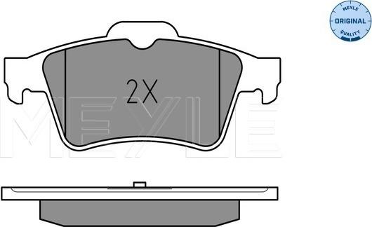 Meyle 025 241 3716 - Тормозные колодки, дисковые, комплект parts5.com