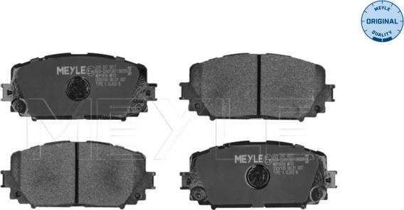 Meyle 025 247 0817 - Тормозные колодки, дисковые, комплект parts5.com