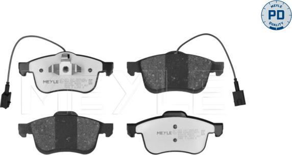 Meyle 025 247 2920/PD - Тормозные колодки, дисковые, комплект parts5.com