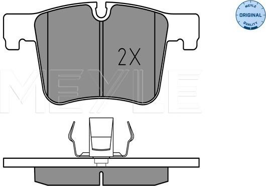 Meyle 025 251 9919 - Тормозные колодки, дисковые, комплект parts5.com