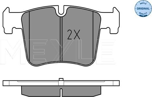 Meyle 025 251 9919 - Тормозные колодки, дисковые, комплект parts5.com