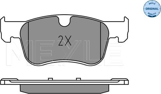 Meyle 025 258 3617 - Тормозные колодки, дисковые, комплект parts5.com