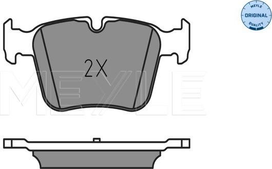 Meyle 025 253 5416 - Тормозные колодки, дисковые, комплект parts5.com