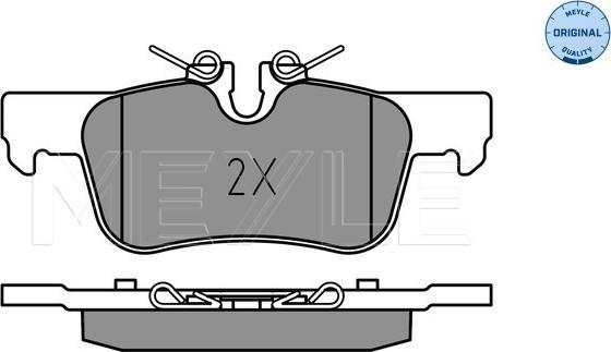 Meyle 025 253 3116 - Тормозные колодки, дисковые, комплект parts5.com