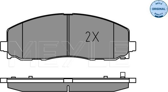 Meyle 025 253 7919 - Тормозные колодки, дисковые, комплект parts5.com