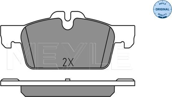 Meyle 025 252 2217 - Тормозные колодки, дисковые, комплект parts5.com