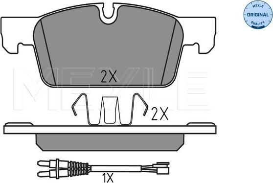 Meyle 025 252 2217 - Тормозные колодки, дисковые, комплект parts5.com