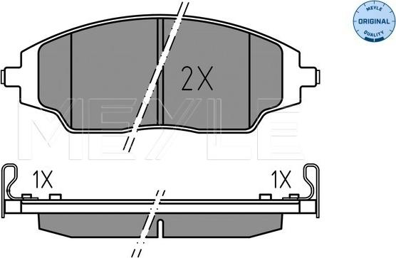 Meyle 025 257 2218 - Тормозные колодки, дисковые, комплект parts5.com