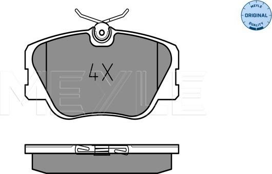 Meyle 025 209 4119 - Тормозные колодки, дисковые, комплект parts5.com