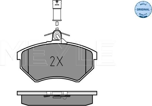 Meyle 025 209 0119/W - Тормозные колодки, дисковые, комплект parts5.com