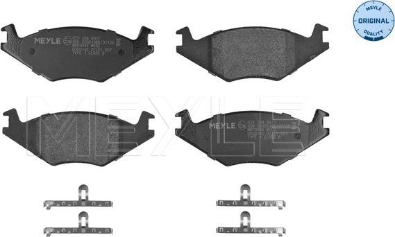 Meyle 025 208 8917 - Тормозные колодки, дисковые, комплект parts5.com