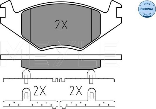 Meyle 025 208 8719 - Тормозные колодки, дисковые, комплект parts5.com