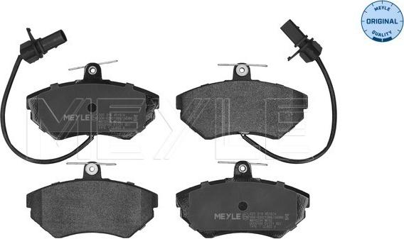 Meyle 025 219 4519/W - Тормозные колодки, дисковые, комплект parts5.com